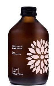 SÆT 8 x Kombucha rose bio 315 ml