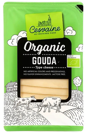 Laktosefri goudaost i skiver BIO 125 g