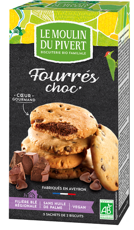 Chokoladedråbekiks bio 150 g - Le Moulin du Pivert