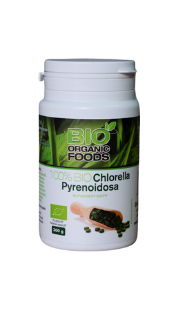 Chlorella Pyrenoidosa bio (250 mg) kosttilskud 1200 tabletter - Bio Organic Foods