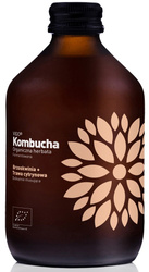 Kombucha fersken + citrongræs BIO 330 ml