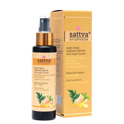 Genopbyggende hovedbundsmassage med neem og ingefær 100 ml - Sattva (Ayurveda)