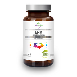 MSM organisk svovl (650 mg) kosttilskud 60 kapsler - Soul-Farm