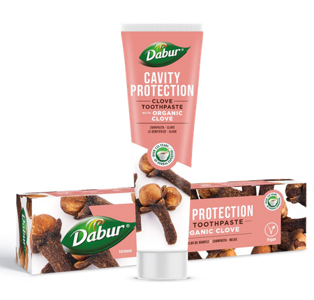 Anti-cariøs tandpasta med nellike 100 ml - Dabur