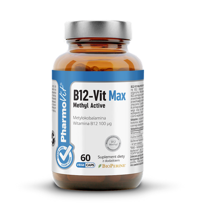 Vitamin B12 kosttilskud 60 kapsler 17,4 g (clean label) - Pharmovit