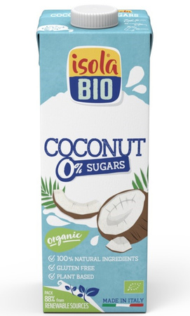 Glutenfri sukkerfri kokosdrik bio 1 l