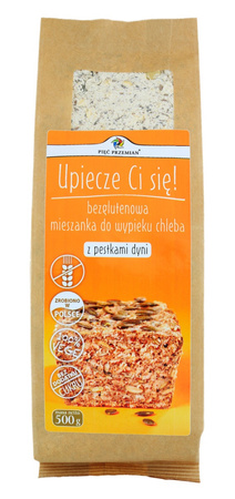 Five Transformations glutenfri brødblanding med græskarkerner 500g