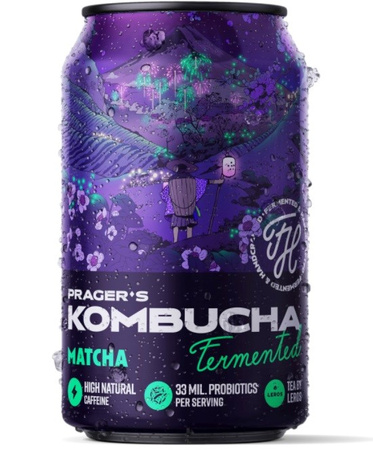 SÆT 6 x Kombucha Matcha 330 ml