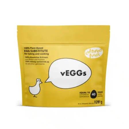 Vegetabilsk æggeerstatning til bagning, madlavning, overtræk og som glutenfri æggeblommeerstatning 128 g - Cultured Foods