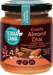 Mandelcreme chai crunchy bio 250 g - TERRASANA