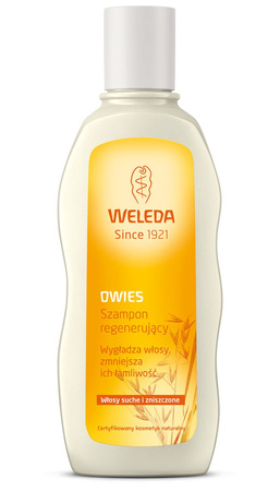 Shampoo til tørt og skadet hår med havre ECO 190 ml - Weleda