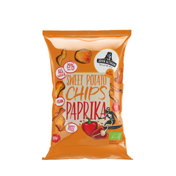 Røget sød paprika yamschips glutenfri bio 90g - John Altman