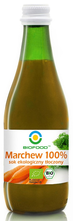 Glutenfri NFC gulerodsjuice bio 300 ml - BIOFOOD