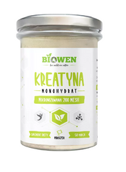 Kreatinmonohydratpulver glutenfrit kosttilskud 250 g - HempKing (Biowen)