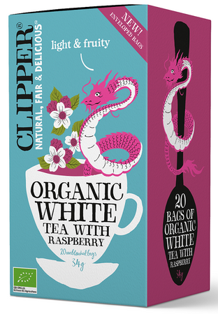 Hvid te med hindbærbio (20 x 1,7 g) 34 g