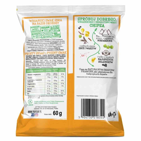 Proteinpyramider med ost og løg 60 g