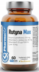 Rutin Max glutenfrit kosttilskud 60 kapsler 31,5 g - Pharmovit (clean label)