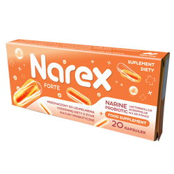 Probiotisk Narine Forte kosttilskud 20 kapsler - Narex