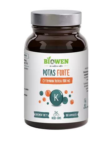Kalium Forte (1100 mg) glutenfrit kosttilskud 100 kapsler - HempKing (Biowen)