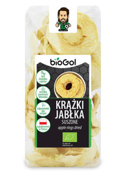 Tørrede æbleringe bio 50 g