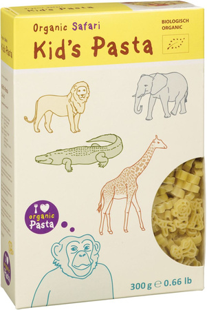 Pasta (semulje) til børnesafari bio 300 g (børnepasta)
