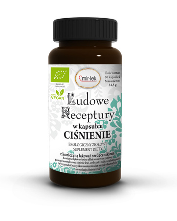 Blodtrykskapsler bio kosttilskud 60 stk. (27 g) - Mir-Lek