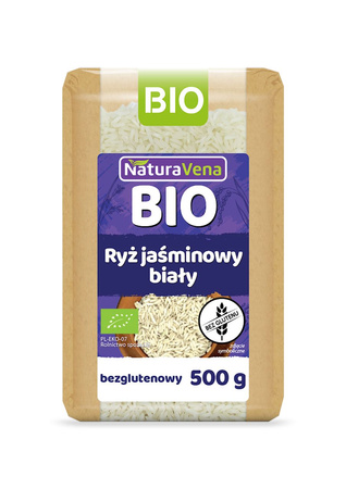 Glutenfri hvide jasminris bio 500 g - Naturavena