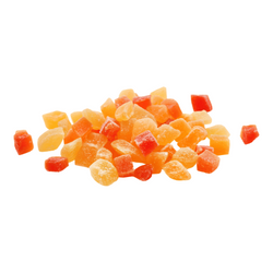 Kandiserede papaya-terninger 250 g - TOLA