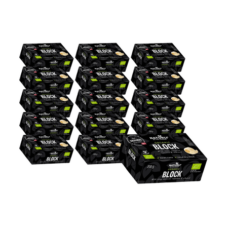 SÆT 15 x Vegansk margarine i tern bio 200 g - naturli