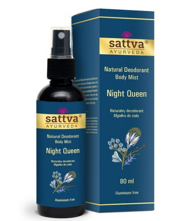 Deodorant - body mist nattens dronning 80 ml - Sattva (ayurveda)