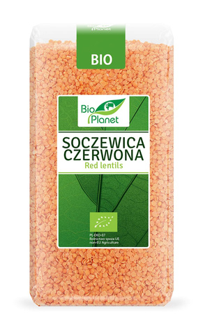 Røde linser bio 500 g