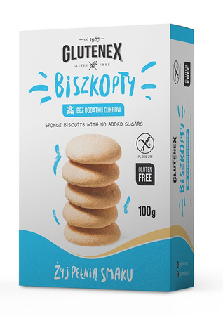 Glutenfri svampekager uden tilsat sukker 100 g - Glutenex