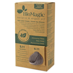 Hårfarve intensiv aske meget lys blond (9.11) 250 g - BIOMAGIC