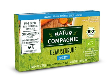 Bouillon - saltreducerede grøntsagsterninger bio 68 g