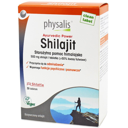 Shilajit kosttilskud 30 tabletter - Physalis