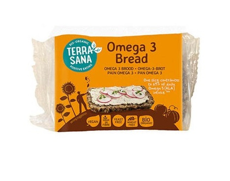 Omega-3 skiveskåret brød bio 300 g - Terrasana