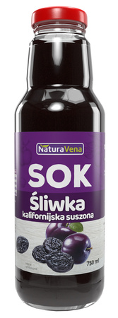 Saft af tørrede californiske svesker 750 ml - Naturavena