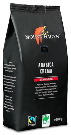 Arabica 100 % crema Fair Trade-kaffebønner Bio 1 kg