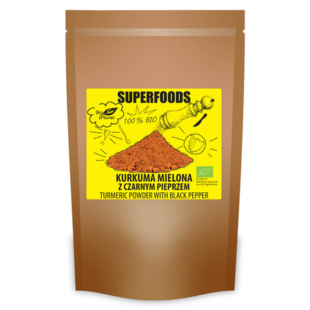 Stødt gurkemeje med sort peber bio 200 g