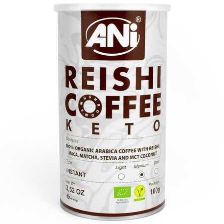 REISHI KETO BIO instant kaffe 100 g - ANI