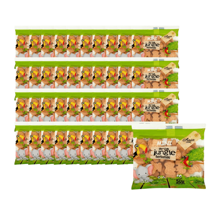SÆT 40 x Mini-kiks jungle 50 g