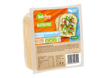Glutenfrit lyst formbrød 250 g - BALVITEN