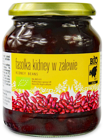 KIT 12 x Kidneybønner i saltlage i en krukke BIO 360 g (240 g)