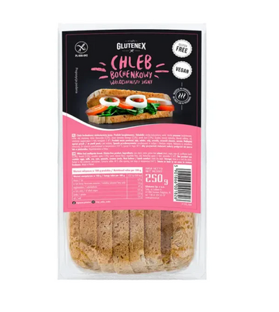 Glutenfrit let flerkornsbrød 250 g - GLUTENEX