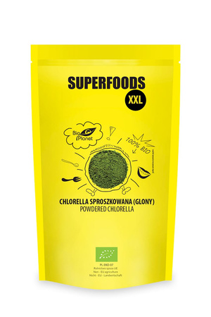 Chlorella-pulver (alger) bio 600 g