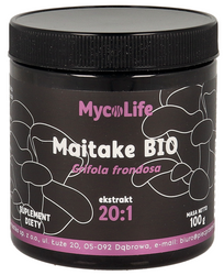 Økologisk Maitake-svampeekstrakt glutenfri kosttilskud 100 g – Pięć Przemian