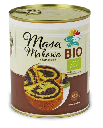 Valmuefrø med nødder bio 850 g (dåse)