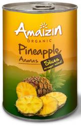 Ananasskiver i egen saft (dåse) BIO 400 g (220 g)