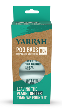 Komposterbare poser til hundeafføring 60 stk. - Yarrah