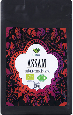 Sort blad assam te bio 130 g